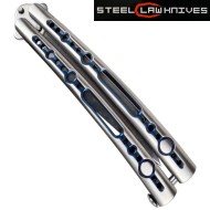 Butterfly knife blue details sck (cw-085-1)