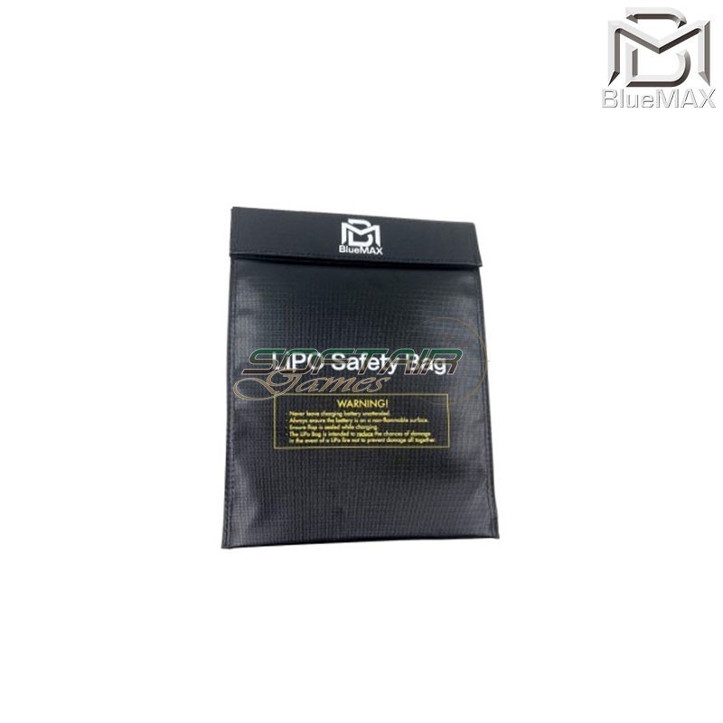 Safety Bag Blastproof MEDIUM 23x18mm Fireproof for Lipo BlueMax-Power® (3022) Safety Bag Blastproof MEDIUM 23x18mm Fireproof for Lipo BlueMax-Power® (3022)