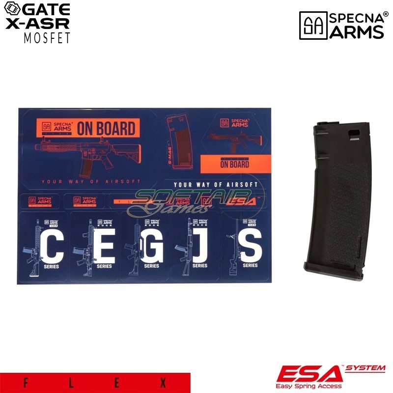 Fucile elettrico SA-F03 FLEX™ X-ASR LC style BLACK Specna Arms® (spe-01-040553)