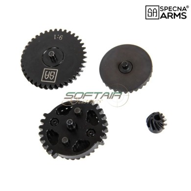 Set ingranaggi elicoidali DSG 9:1 Acciaio CNC Specna Arms (spe-08-045822)