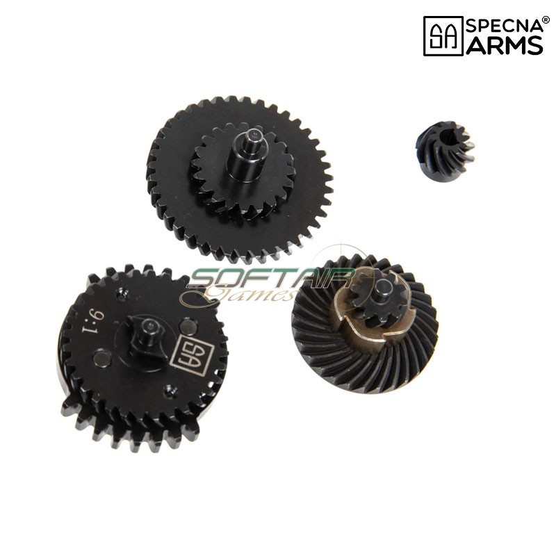 Helical gear set DSG 9:1 CNC Steel Specna Arms (spe-08-045822) Helical gear set DSG 9:1 CNC Steel Specna Arms (spe-08-045822)