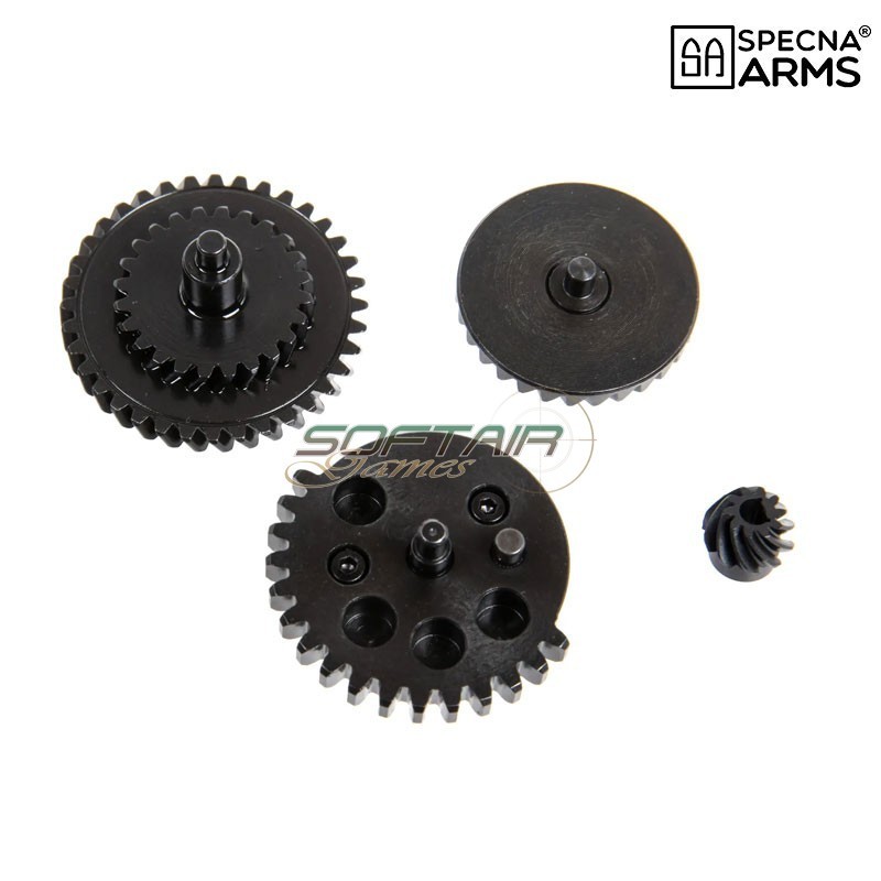 Helical gear set 12:1 CNC Steel Specna Arms (spe-08-045823) Helical gear set 12:1 CNC Steel Specna Arms (spe-08-045823)