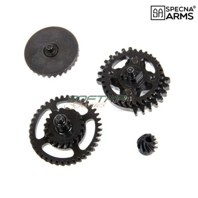 Set ingranaggi elicoidali lightweight DSG 9:1 Acciaio CNC Specna Arms (spe-08-045826)