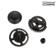 Shellised Helical gear set 12:1 CNC Steel Specna Arms (spe-08-045827) Shellised Helical gear set 12:1 CNC Steel Specna Arms (spe-08-045827)