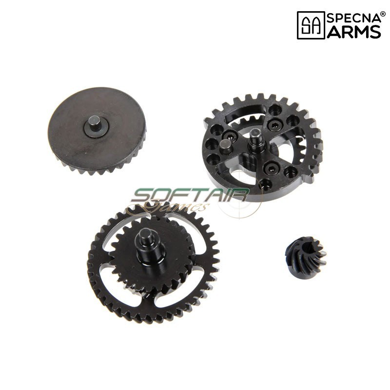Set ingranaggi elicoidali lightweight 13:1 Acciaio CNC Specna Arms (spe-08-045828) Set ingranaggi elicoidali lightweight 13:1 Acciaio CNC Specna Arms (spe-08-045828)