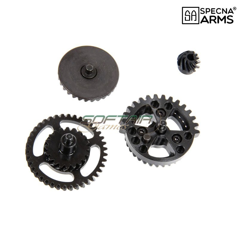 Set ingranaggi elicoidali lightweight 18:1 Acciaio CNC Specna Arms (spe-08-045830) Set ingranaggi elicoidali lightweight 18:1 Acciaio CNC Specna Arms (spe-08-045830)