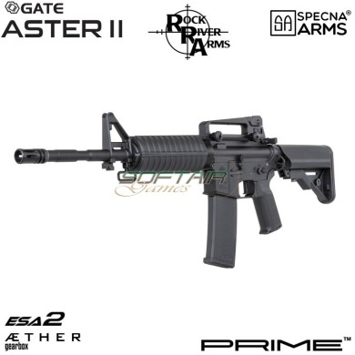 Electric rifle RRA SA-P01 Prime™ M4A1 Aster II ETU - Brushless Motor BLACK Specna Arms® (spe-01-043628)