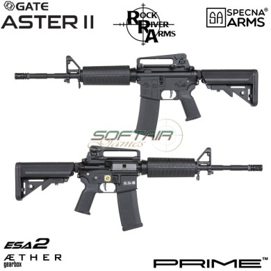 Electric rifle RRA SA-P01 Prime™ M4A1 Aster II ETU - Brushless Motor BLACK Specna Arms® (spe-01-043628)