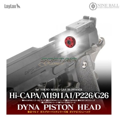 Testa Pistone Dyna per Hi-CAPA/M1911A1/P226/G26 GBB Nine Ball (nb-173768)