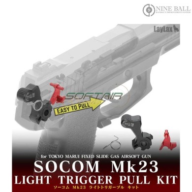 Light Trigger Pull Kit per Socom Mk23 GBB Nine Ball (nb-172662)