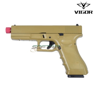 Blowback gas pistol g17 tan (vg1-t)