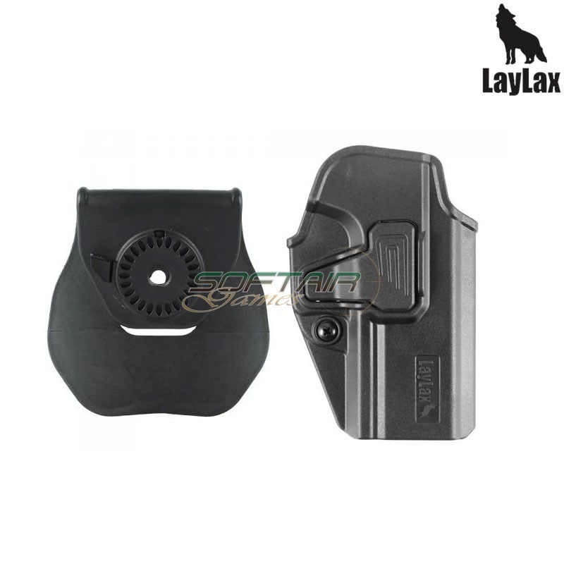 Rigid Holster CQC Battle Style BLACK for SIG SAUER M17 Laylax (la-174628)