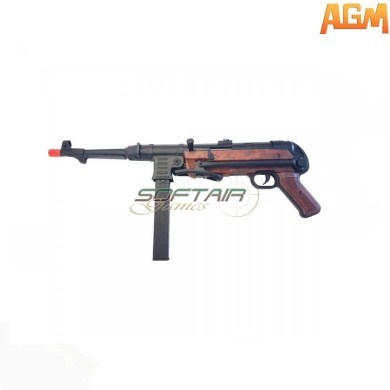 Electric Rifle Mp40 Wood Smg Agm (Mp-007w)