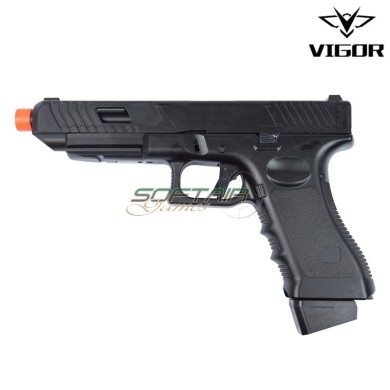 Pistola a gas scarrellante nera GL TYPE Vigor (vg1-c)