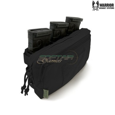 Triple Fast Open 5.56 Utility Pouch BLACK Warrior Assault Systems (w-eo-tsmp-up-blk)