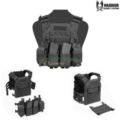 Recon Plate Carrier with Pathfinder Chest Rig BLACK Warrior Assault Systems (w-eo-rpc-pcr-blk)