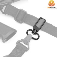 QD sling swivel 2 to 1 point BLACK Metal® (me4049-b)