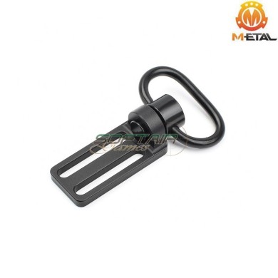 Attacco cinghia da 2 a 1 punto BLACK Metal® (me4049-b)