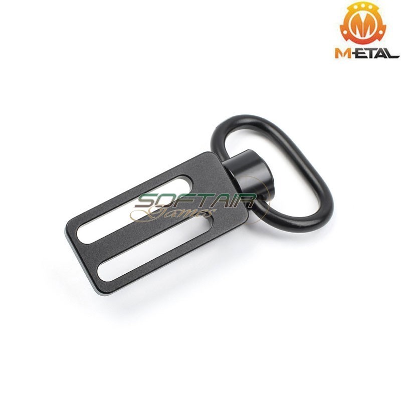 Attacco cinghia da 2 a 1 punto BLACK Metal® (me4049-b)