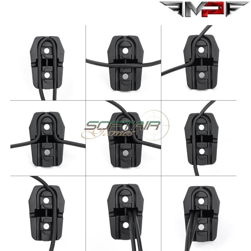 Hand Stop for LC with cable gland BLACK MP (mp1011-b)