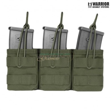 Triple Fast Open G36 Magazine Pouch Olive Drab Warrior Assault Systems (w-eo-tmop-g36-od)