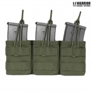 Triple Fast Open G36 Magazine Pouch Olive Drab Warrior Assault Systems (w-eo-tmop-g36-od)