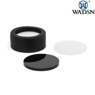 Protezione torcia con lente 30mm trasparente e ir Wadsn (wex606-b)