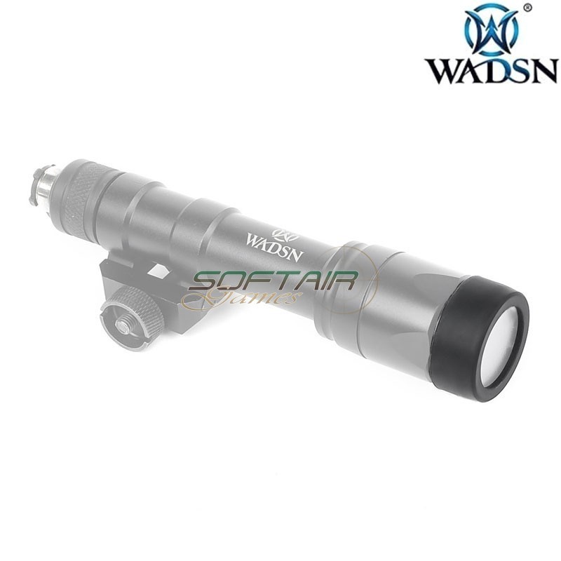 Protezione torcia con lente 28mm trasparente e ir (wex605-b)