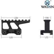 1.5" riser for standard 20mm rails dark earth Wadsn (ws2020-t) 1.5" riser for standard 20mm rails dark earth Wadsn (ws2020-t)