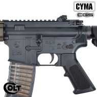 GAS Rifle COLT M4A1 10.5" BLACK/BRONZE Cyma CGS (cm-colt-gbb-m4a1)