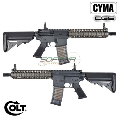 Fucile a GAS COLT M4A1 10.5" BLACK/BRONZE Cyma CGS (cm-colt-gbb-m4a1)