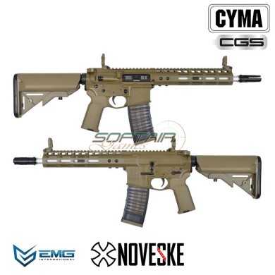 Fucile a GAS Noveske N4 NSR9 DEVGRU GBB FDE EMG by CYMA CGS (cm1201t)