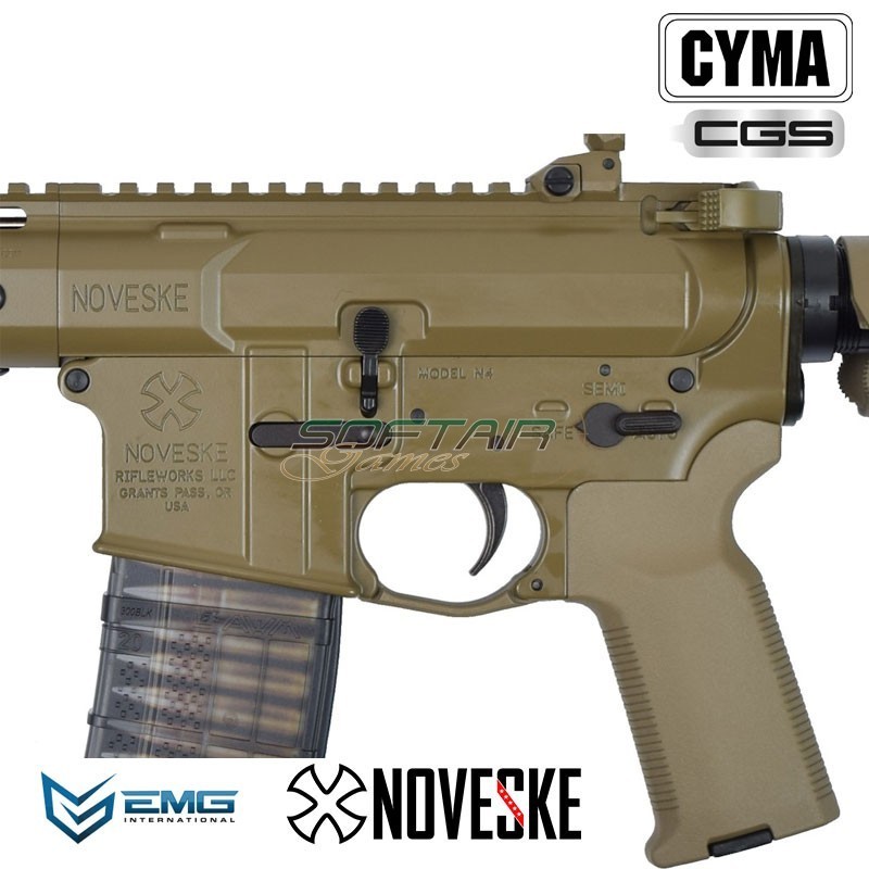 Fucile a GAS Noveske N4 NSR9 DEVGRU GBB FDE EMG by CYMA CGS (cm1201t)