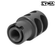 Flash hider for AK series Black DTK2 style CYMA (c214)
