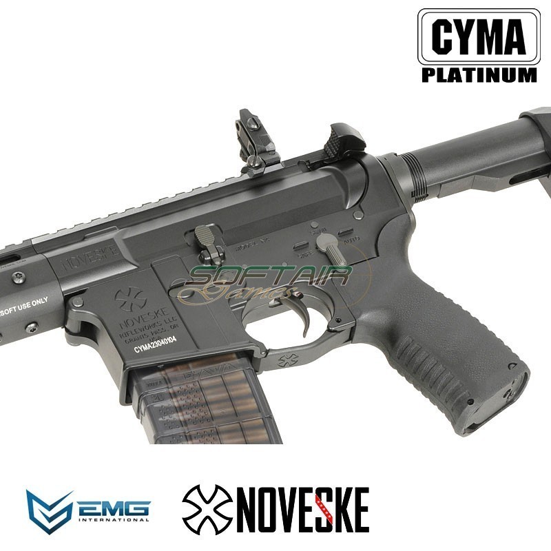 Fucile elettrico BLACK Noveske 10.5" Gen III Shorty EMG by CYMA Platinum (cm-fb4119-bk)