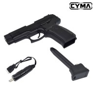 Pistola elettrica scarellante MP-443 con Mosfet BLACK Cyma (cm136)