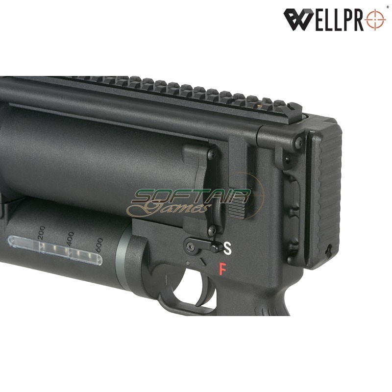 Rotary Minigun WE23-MINI Black WELL PRO (we23-mini)