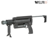 Rotary Minigun WE23-MINI Black WELL PRO (we23-mini)