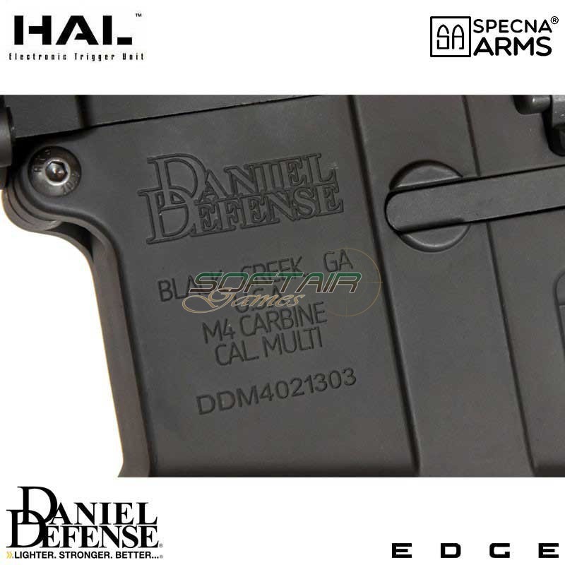 Electric rifle Daniel Defense® SA-E26 MK18 Edge™ Hal Etu BLACK Specna Arms® (spe-01-041354)