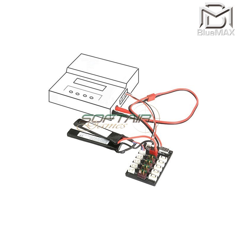Parallel Charging Board LiPo / Li-ion / LiFe Bluemax-power® (bmp-pcb)