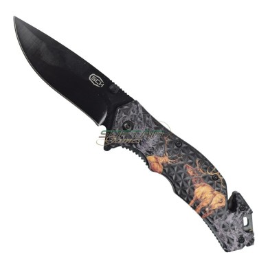 Spring assisted pocket folding knife hunt sck (cw-220)