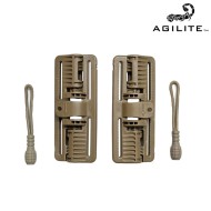 2M ROC Quick-Release Buckle Set COYOTE BROWN Agilite (AGI0184-NOCUT) 2M ROC Quick-Release Buckle Set COYOTE BROWN Agilite (AGI0184-NOCUT)