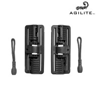 2M ROC Quick-Release Buckle Set BLACK Agilite (AGI0183-NOCUT) 2M ROC Quick-Release Buckle Set BLACK Agilite (AGI0183-NOCUT)