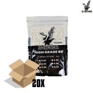 Cartone 20 Buste Pallini perfect WHITE 0.32gr JS Tactical (js-bb0.32-cart)