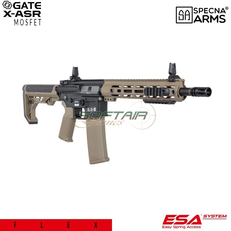 Electric rifle SA-F05 FLEX™ HAL ETU™ Light Ops / New Receiver HALF-TAN Specna Arms® (spe-01-041522)