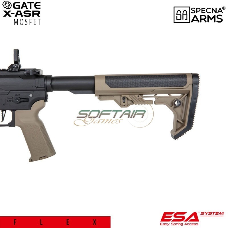 Fucile elettrico SA-F05 FLEX™ HAL ETU™ Light Ops / New Receiver HALF-TAN Specna Arms® (spe-01-041522)