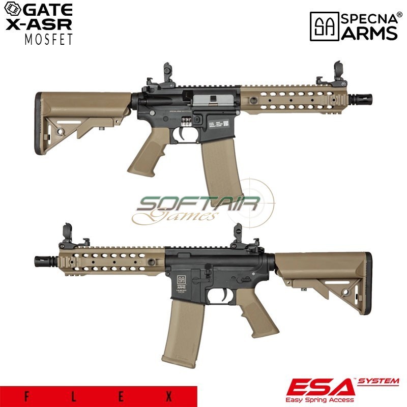 Electric rifle SA-F01 Flex Gate X-ASR HALF-TAN Specna Arms (spe-01-040552)