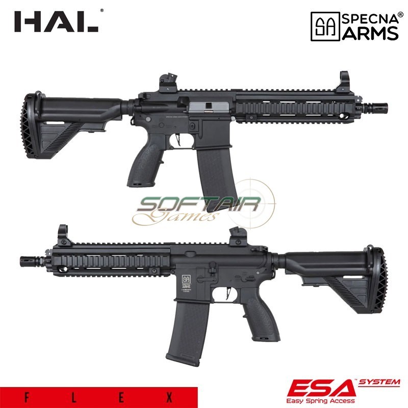 Fucile elettrico SA-FH06 Flex HAL ETU Black Specna Arms (spe-01-041517)