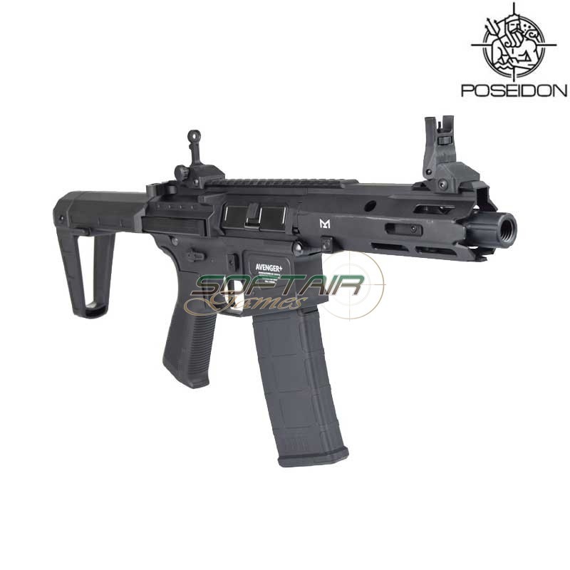 Fucile elettrico AVENGER + QRF NERO MEDUSA Poseidon (paeg-a+q bk)