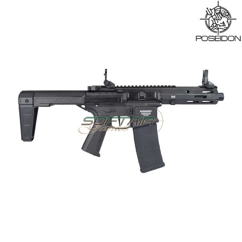 Electric Rifle AVENGER+QRF black Poseidon (paeg-a+q bk)